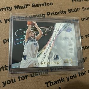 Dirk Nowitzki ‘02 Upper Deck SPx Card No. 14